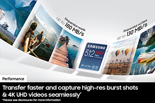 Samsung MB-SD256SB/AM Pro Plus Full Size 256Gb Sdxc Memory Card + Reader thumb #4