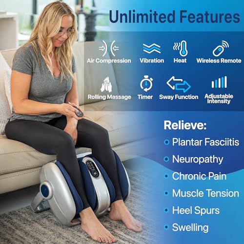 Image of MIKO Shiatsu Foot, Leg and Calf Massager with Heat