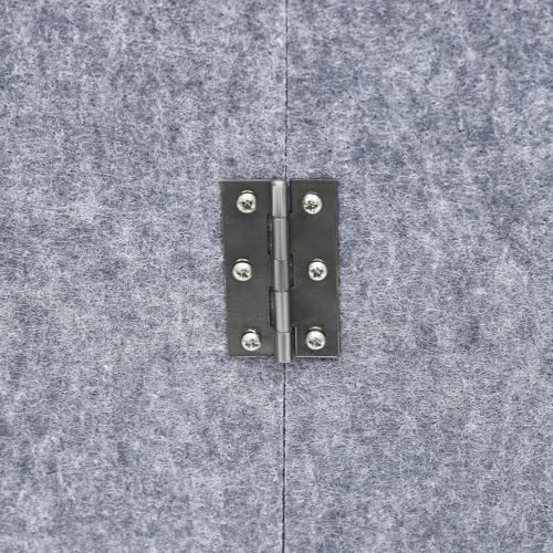 Desktop Soundproof Cover, Isolation Booth, Vocal Sound Absorbing Shield Square for Recording Studios, Control Rooms, Offices, Home Studios 31.4 * 31.4 * 31.4in (Purple+Gray) miniatura 6