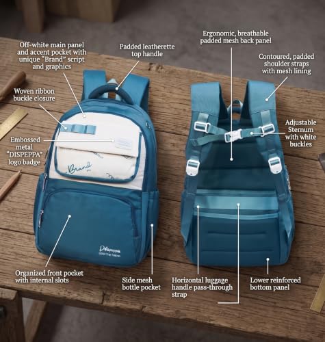 Image of ADSON kawaii Girls Travel School Bag|Backpack Of Large Capacity Aesthetic Stylish Girls Korean Laptop Bag Rucksack for School |College Bags Cute Bookbag for Teens Water Resistance 18 Inches