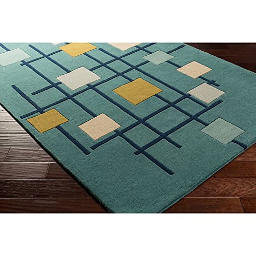 Image of Soft Woolen Modern Collection Tufted Carpet for Living Room Bedroom and Hall Size 10 x 14 Feet Color Multi-N