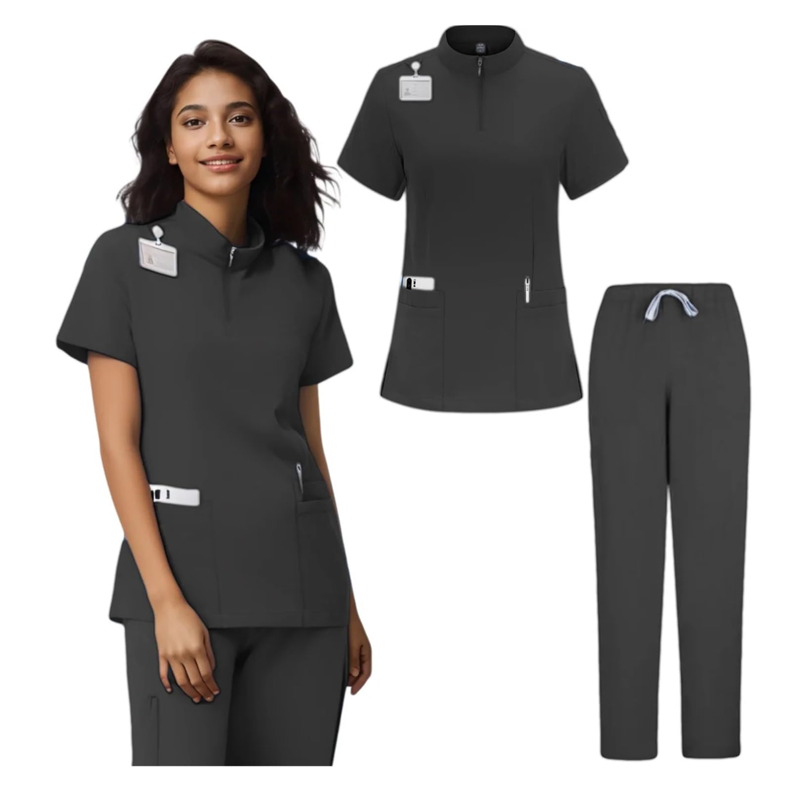 Uniforme Sanitario Unisex Uniforme médico quirúrgico Multicolor for Mujer, Ropa de Trabajo