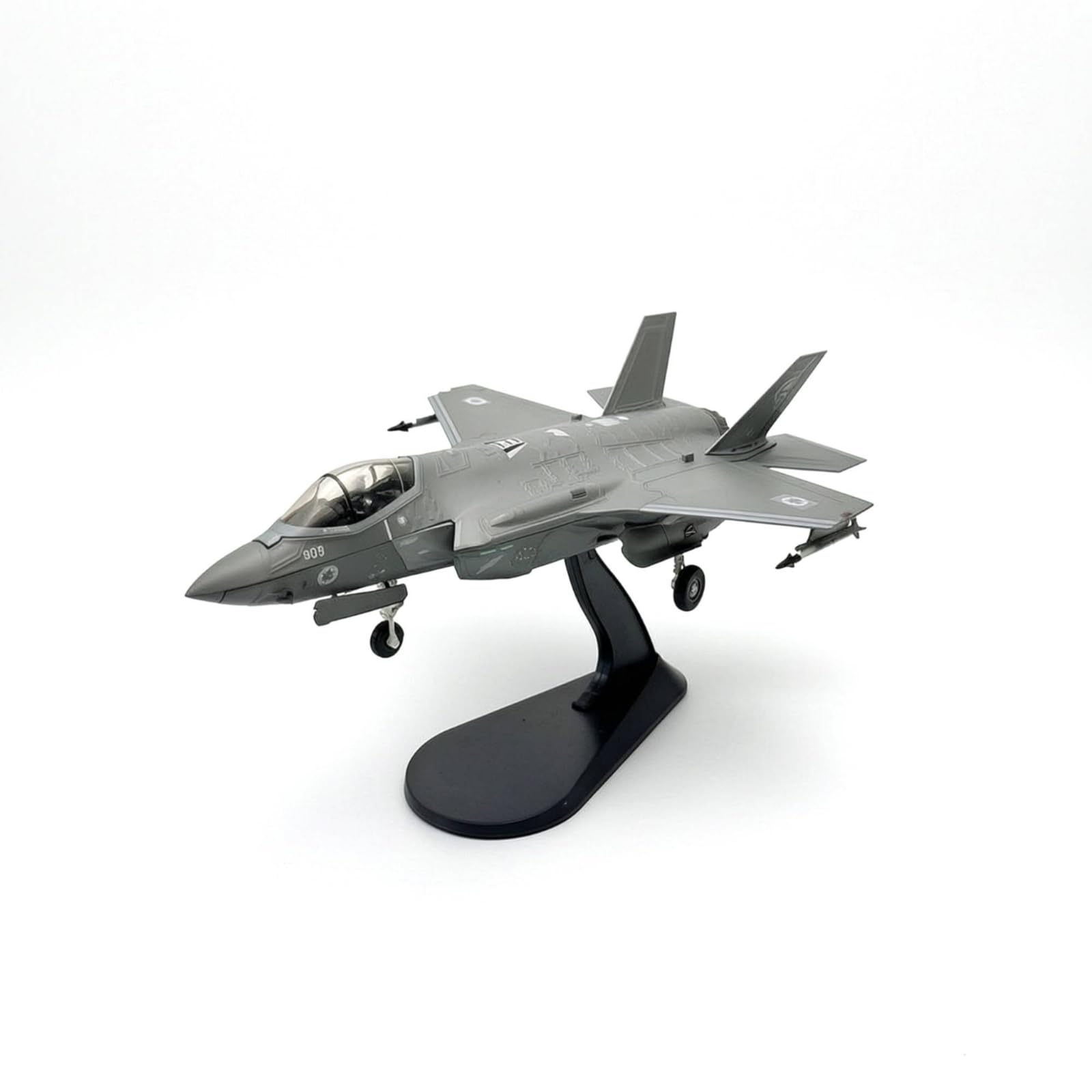 Aereo Modello Aereo 1 72 Aereo da Collezione Aereo in Miniatura in Lega E Plastica Rifinito con Marcature Realistiche Adatto per Vetrina Salotto, F35I Carico Utile Rimovibile