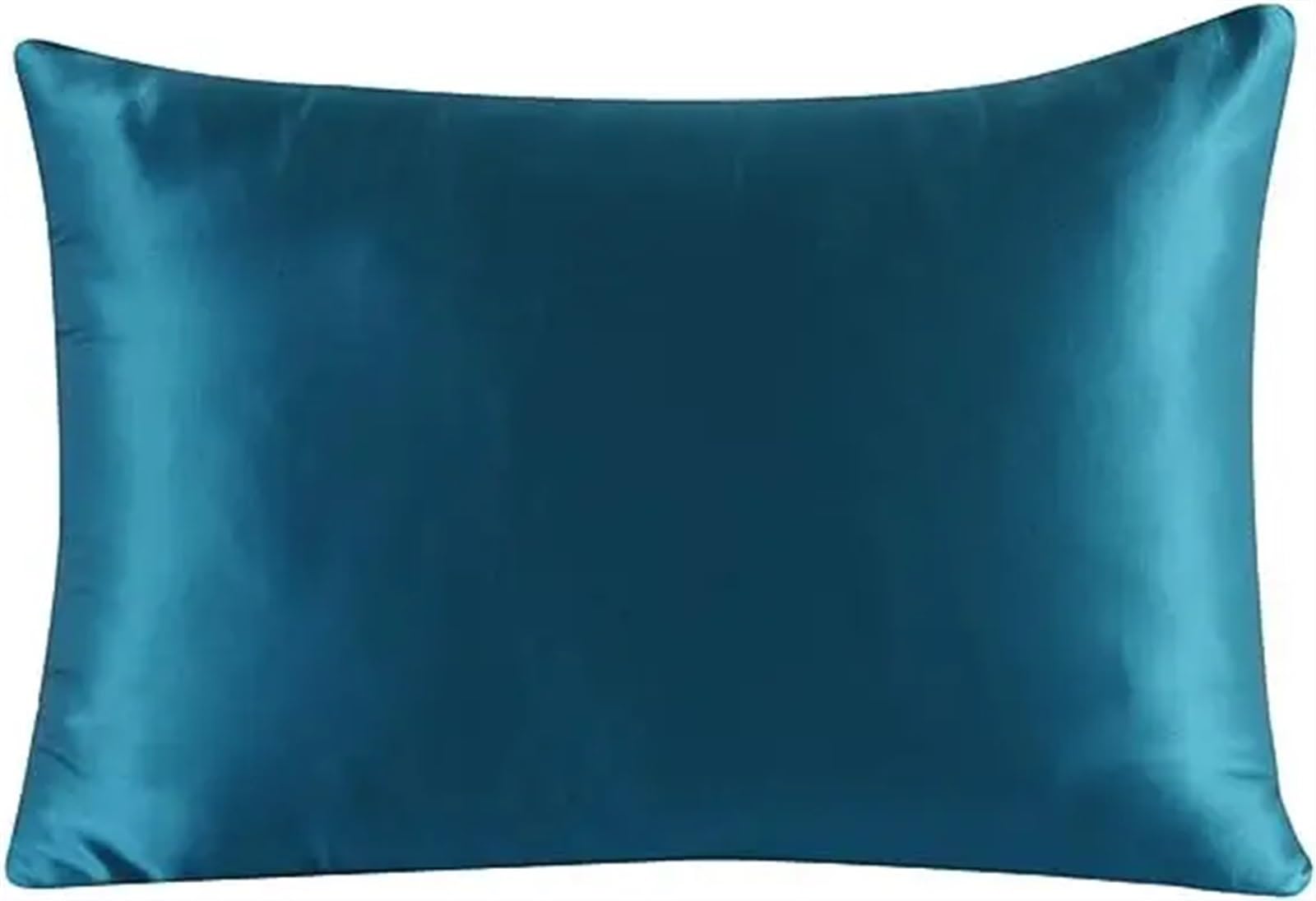 Satin Kissenbezug Seidenkissenbezug Maulbeerseide-Kissenbezug Doppelseitiger Seidenkissenbezug(Blue,80x80cm)