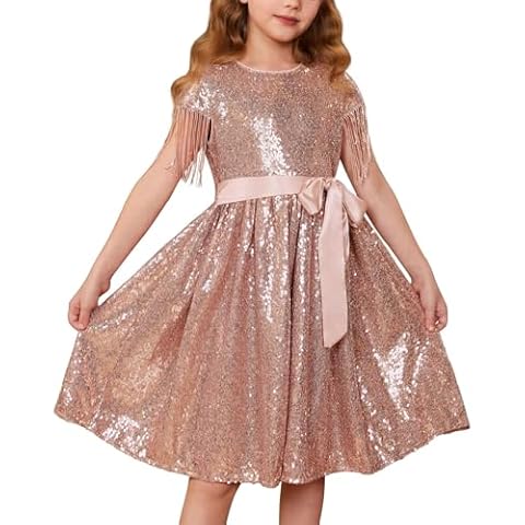 GRACE KARIN Shimmering Party Dress for Girls Cover