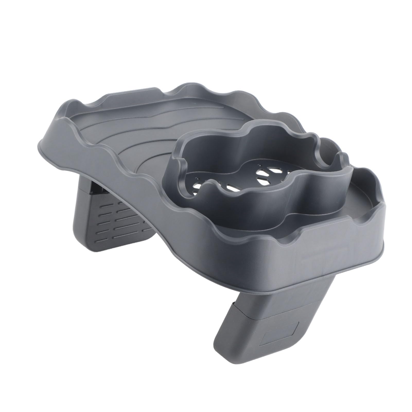 Ymiko HOT TUB Table Tray, Nonslip Side Table with Drink Holder for Relaxing SPA TIME (Grey)