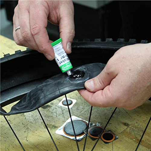 Image of Slime 1022-A Tube Rubber Patch Kit, for Bikes and Other Inflatables, Contains, 5 Patches, Scuffer and Glue (Pack of 2)