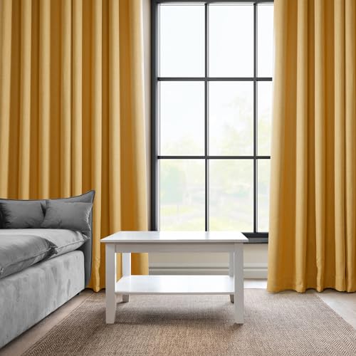 HPD Half Price Drapes Grommet Linen Curtains 120 Inches Long Room Darkening Curtains for Bedroom & Living Room (1 Panel) - Image 4