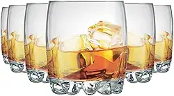 Ruvolo Jogo de Copo, Copo Whisky Riviera, Copo de Vidro 6 Pcs, 310ml