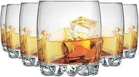 Ruvolo Jogo de Copo, Copo Whisky Riviera, Copo de Vidro 6 Pcs, 310ml