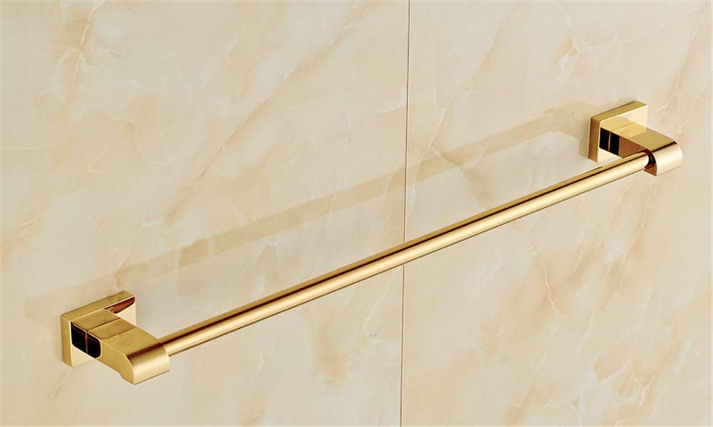 Porte-serviettes de salle de bain en cuivre doré haut de gamme