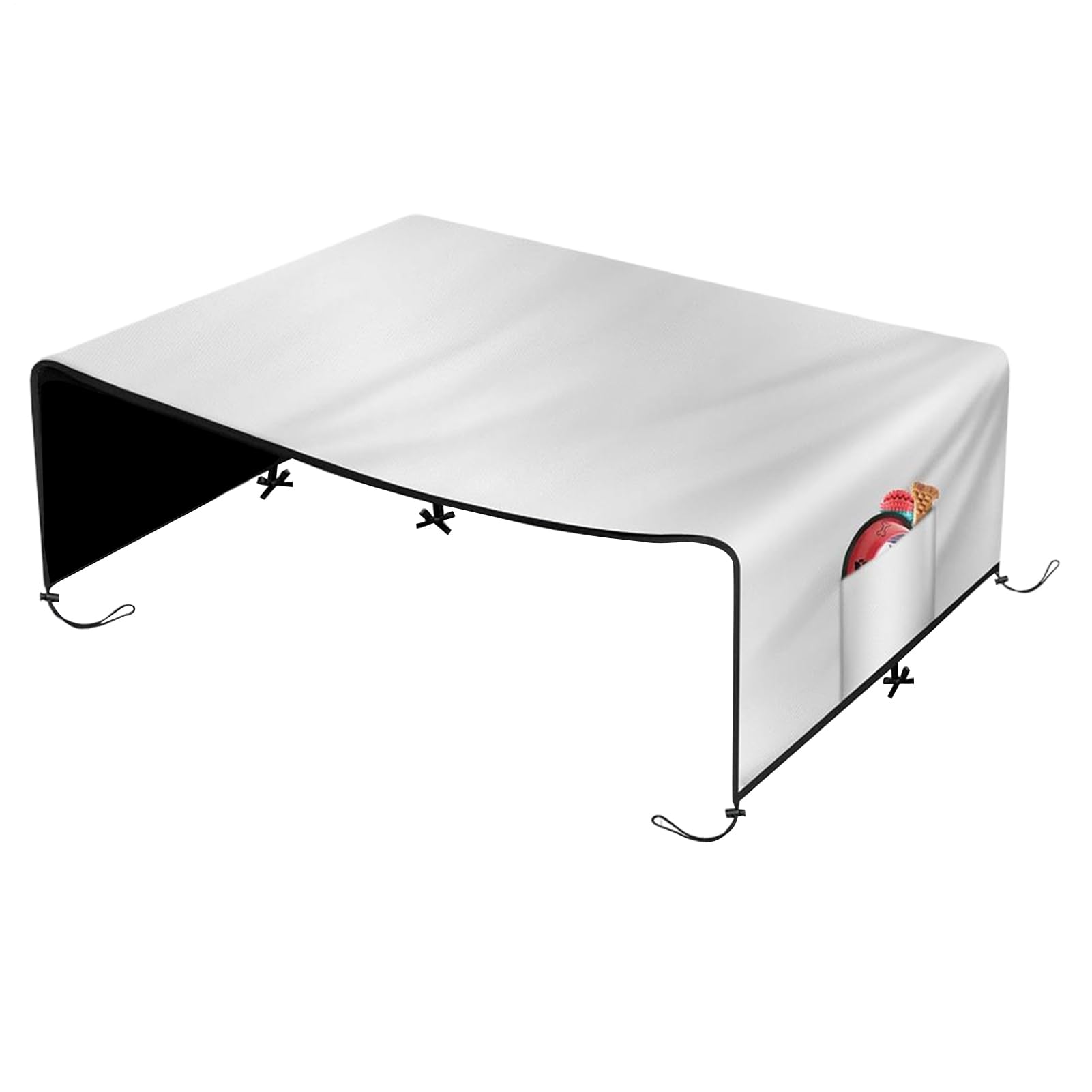 Cubierta de la perrera - 210D Oxford Impermeable de Privacidad, Cubierta Para Cajón Para Perros, Cuidado Portátil Para Animales, Toldo Protectora Exterior | Cubierta de cajón para perros