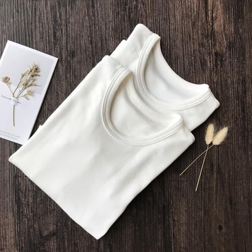 benetia Girls' Basic Long Sleeve Round Neck Cotton T-Shirt4