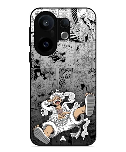 Image of Premium Anime 2 Case for Vivo X200 FE (Glossy Finish) Soft-Touch Metal TPU Back Cover, Shockproof, Designer, Aesthetic Mobile Phone Case