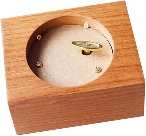 Miniatura 2 de Youtang Caja de música de cuerda Mecanismo Mecanismo Grabado Marco de Madera Estilo Caja Musical (La Bella y La Bestia)