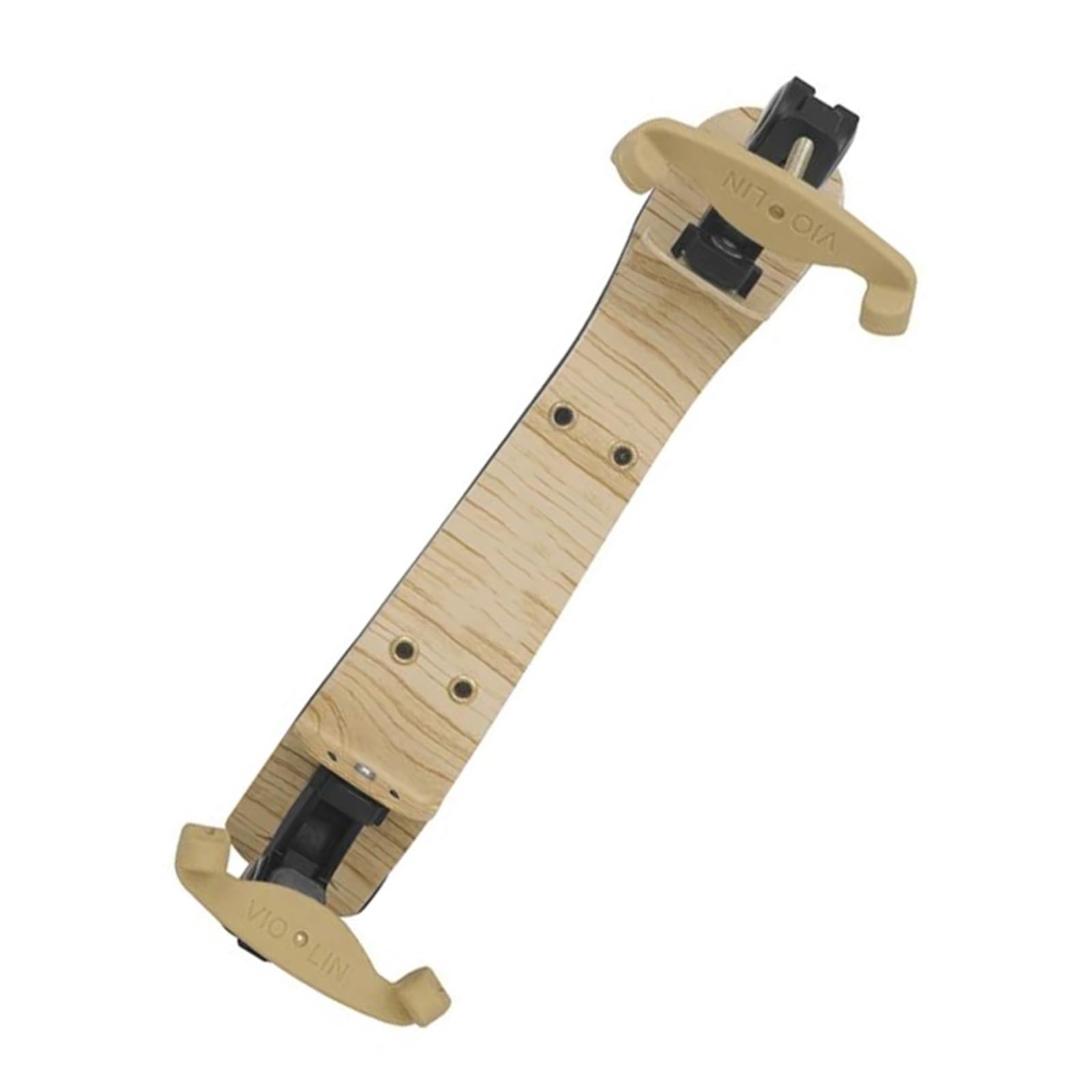 Violin Accessories Kit Violin Shoulder Rest Aluminum Alloy Soft Pad Suitable For 4/3 Size Accessories(Wood)