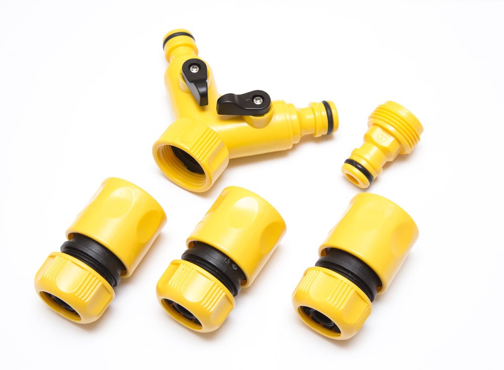 Connecteurs 3 voies One Stop DIY pour réparer et diviser un tuyau d'arrosage fuiard