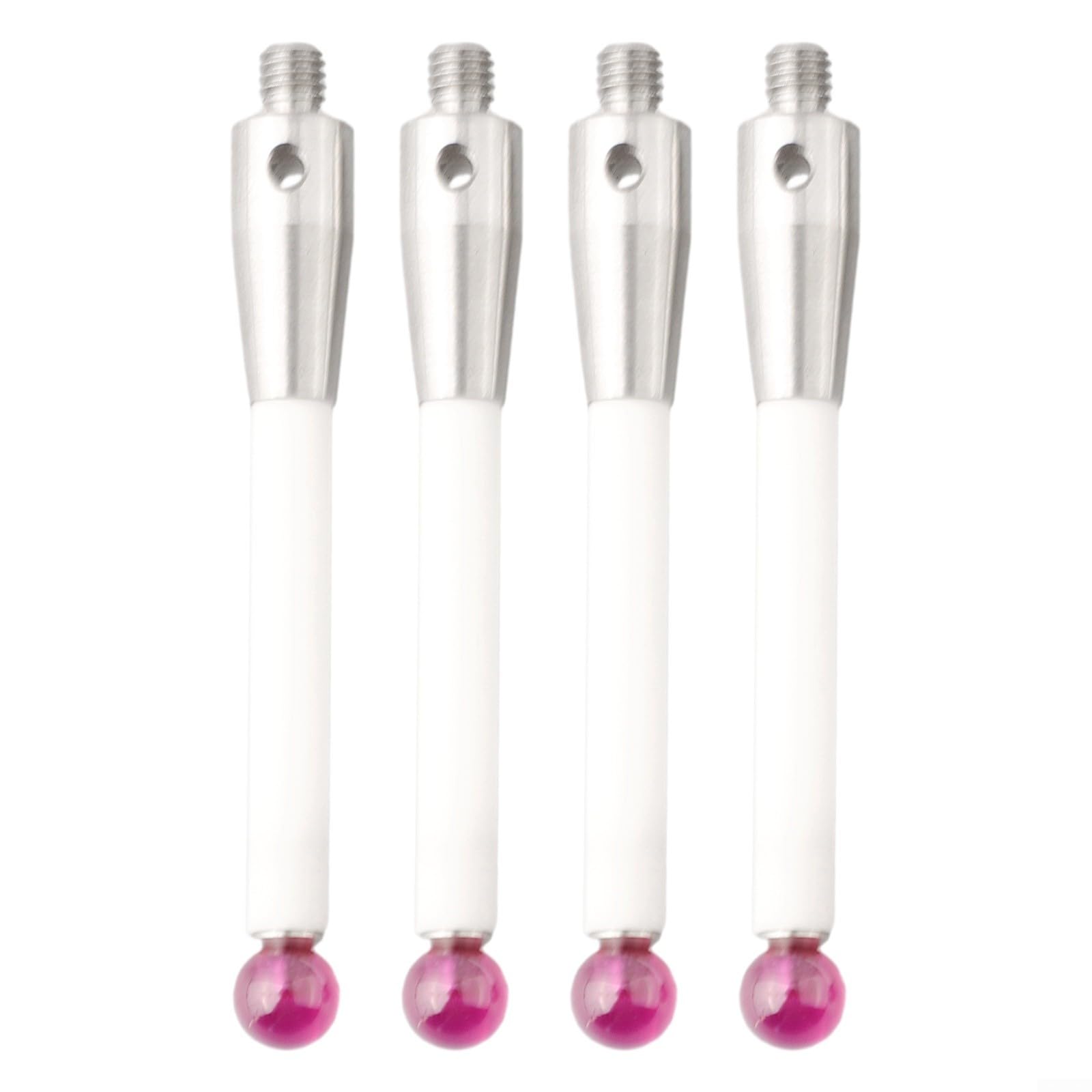 Cmm Probe Stylus con punta a sfera (diametro 6 mm × lunghezza 50 mm) gambo filettato in ceramica macchine di misurazione a coordinate – A-5000 3709 (confezione da 4)