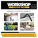 WORKSHOP Wet/Dry Vacs Shop Vacuum Accessories WS25051A Gutter Cleaning Kit for Wet Dry Vacuum Cleaners, 2-1/2-inch Vac Attachments Designed For Cleaning and Blowing Debris from Gutters