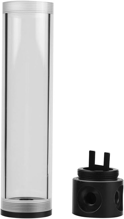 Pomya Water Cooling Reservoir 50mm Diameter G1/4 Thread Water Cooling Systems DIY Extra Long Cylinder WaterCooled for Computer Cooling (240mm)