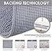 Klickpick Designs Thick Plush Bath Mats Soft Bath Mat Chenille Washable Bath Rugs Microfiber Shaggy Non Slip Bathroom Rug Anti Slip Absorbent Bath Rug Carpet with Non Skid Backing (17
