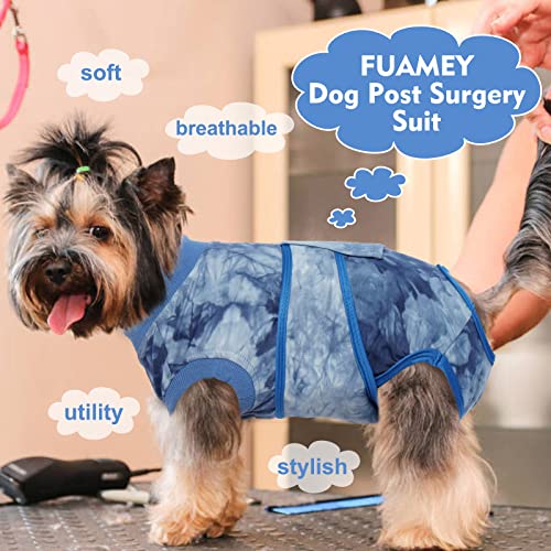 Fuamey Recovery Suit For Dogs,Spay Suit For Female Dog,Neuter Suit For Male Dogs,Onesie Body Suits After Surgery,Puppy Cone E-Collar Alternative,Pet Abdominal Wounds Prevent Licking Surgical Shirts #TOP3