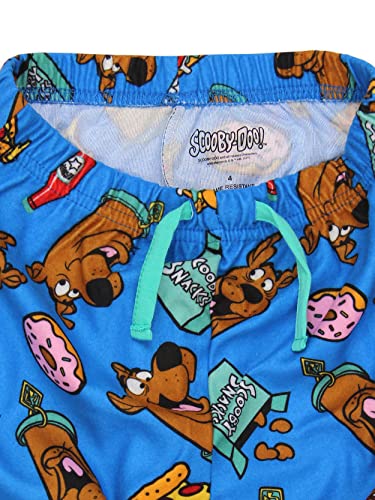 Scooby-Doo Scooby Snacks Kids Flannel Lounge Pajama Pants (Blue, 4)3