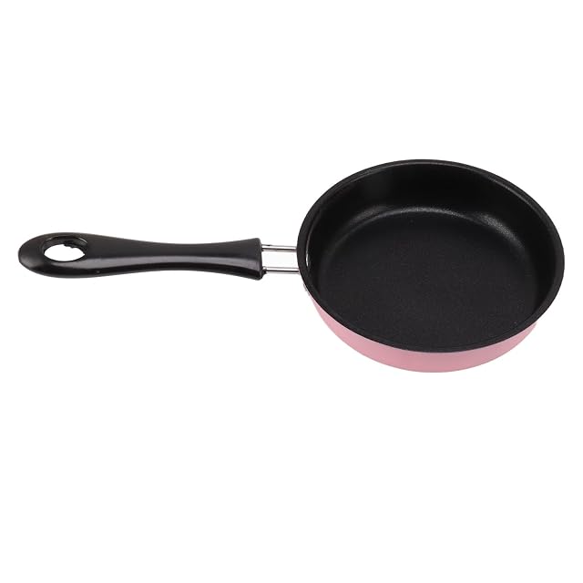 Mini Frying Pan - Stainless Steel Nonstick Egg Pan with Long Handle Ideal for Breakfast and Small Meals
