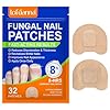 Micosi Unghie Piede, Fungal Nail Patches, Cerotti per la Riparazione Delle Unghie, Toppe Fungine per Unghie, Ripara le Unghie Danneggiate, Riduce lo Scolorimento e l'ispessimento, Formula Delicata,32P