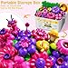 Novaluki Flower Garden Building Toys for Toddler 3 4 5 6 7 Years Old, DIY Stacking Toys with Storage Box, Kids STEM Preschool Educational Toy, Christmas Birthday Gift for Girls Ages 3-5