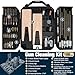 Universal Gun Cleaning Kit for All Caliber Compatible with Pistol Rifle Handgun Shotgun Hunting with Brass Rods and Cleaning Stand