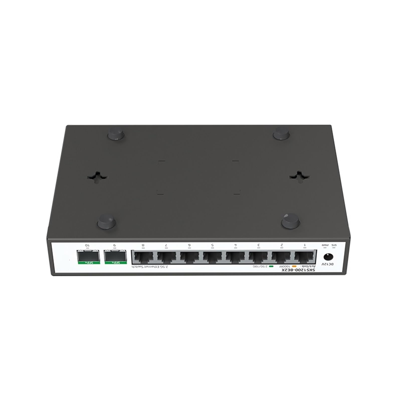 OSHZIKJII Unmanaged 2.5G 8 Ports 2.5G RJ45 2 Ports 10G s-f.p+ Ethernet Plug and Play(A*U Plug)