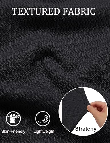 COOFANDY Mens Knit Polo Sweater V-Neck Long Sleeve Textured Lightweight Casual Dress Pullover Fall Sweaters2