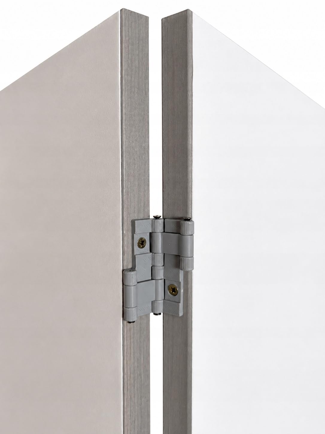 Paravent de pièce en bois blanc Scandi Chic Gris (J004) - Panneau 2
