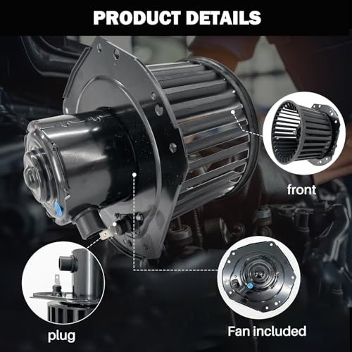 Image of 700091 AC Heater Blower Motor Fan Assembly Fit for Chevy Blazer c10 c20 c1500 k10 k20 k1500 k2500 r10 r20 r1500 r2500 v10 v20 Suburban c1500 c2500 c3500 k1500 k2500 k3500 Pickup for Gmc
