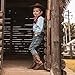 Parrosoo Boys Boots Cowboy Kids Cowgirl Western Boot Litter Girl Riding Shoes Kid Size 12 Square Toe Wide Calf Boy Horse West Clothes Fall Horseback Low Heel Hunting Fashion(8902 Brown 12)
