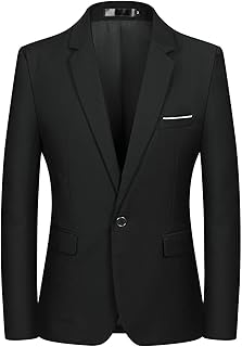 MYMRIN Mens Sport Coats and Blazers 5 Real Pockets Slim Fit Business Casual Men Suit Blazer Suit Jacket