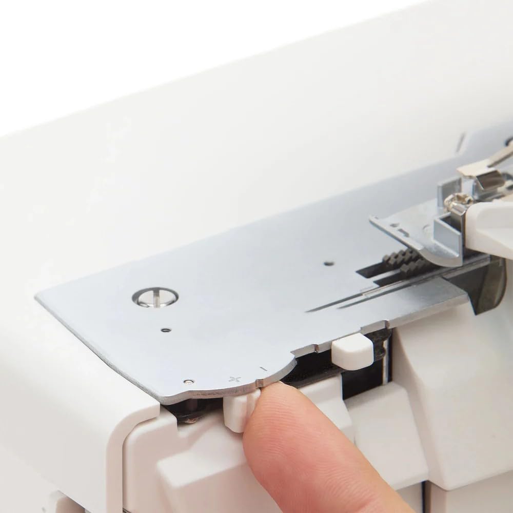Pfaff Admire 3000 Overlock maszyna z 4 nićmi – 16 ściegów, transport różnicowy, dźwignia kolanowa, oświetlenie chwytu LED, automatyczne zatrzymanie igły, do 1500 ściegów/min