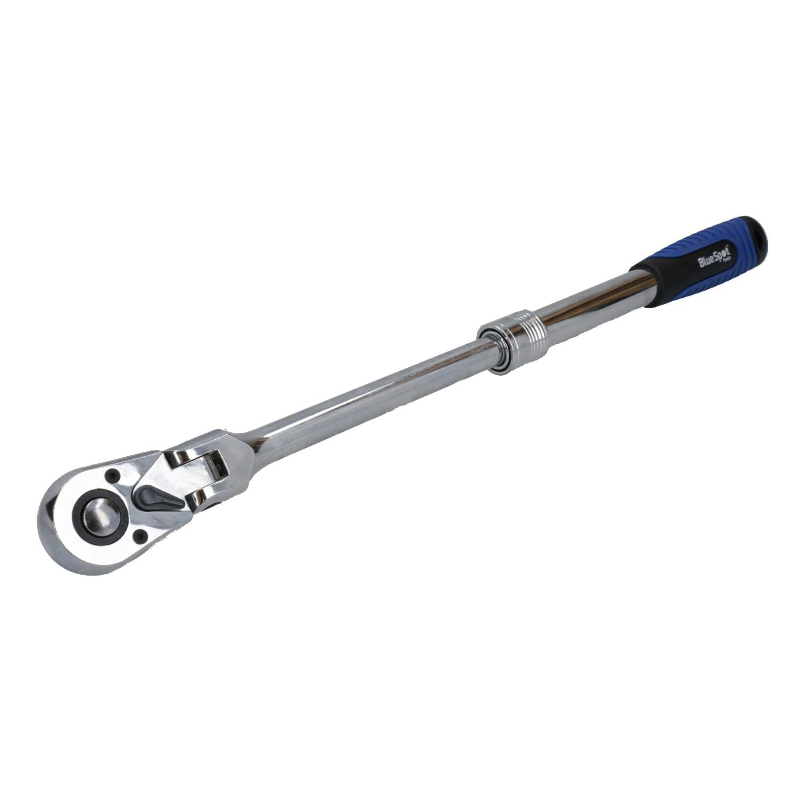 1/2" napęd teleskopowy Flexi Head grzechotka 72 zęby szybkie zwalnianie 350-490 mm