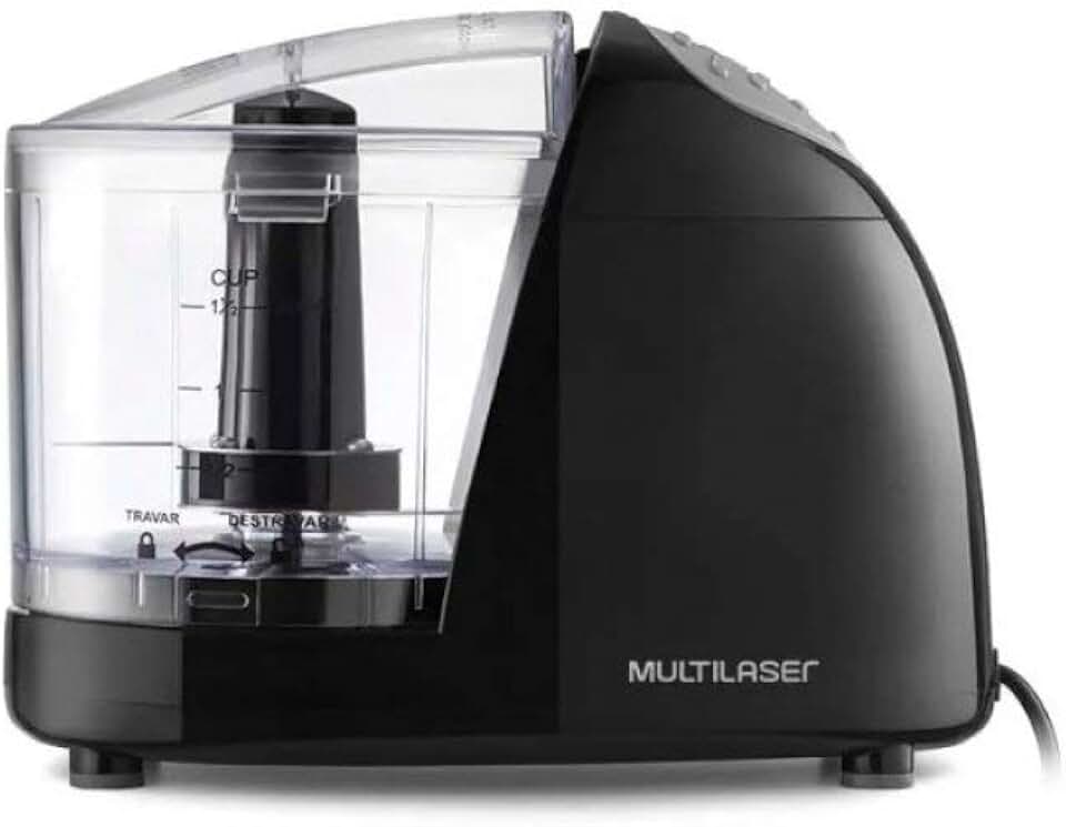 Mini Processador de Alimentos com 100W 350ml Lâminas em Inox Multilaser CE077