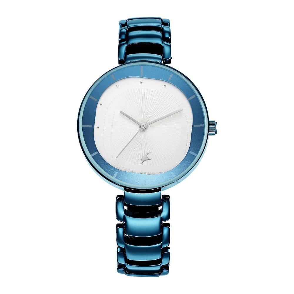 Fastrack Style Up Quartz Analog Silver Dial Metal Strap Watch for Girls-NR6270QM01 (B0B87XJW4Z) Amazon Price History, Amazon Price Tracker
