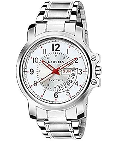 Lmw-inc-010707 Analog White Dial Mens Watch-Lmw-Inc-010707