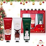 Regalos navideños y navideños: el diseño de empaque único de esta crema para manos está lleno de espíritu navideño. No solo es adecuado para el uso diario personal, sino también como un regalo perfecto para Navidad, Año Nuevo, Cumpleaños, Día de San Valentín y Día de la Madre, es la mejor opción para regalar a familiares y amigos.