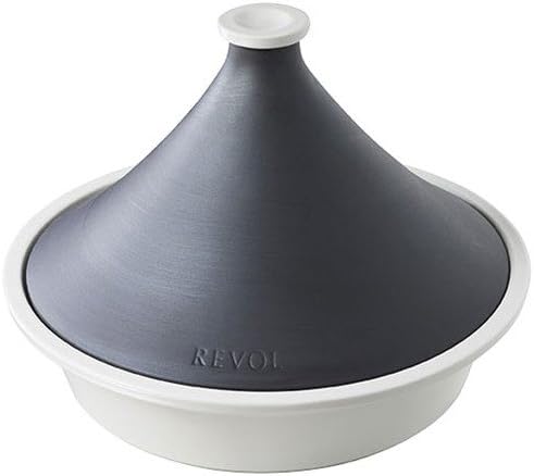 REVOL RV21232 Induction tajine, 12.5 x 8.5", Satin White
