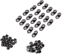 WANGCL 20 x Shoe Laces Hooks Buckles Leather Rivets Double Rivet Decoration for Repair Shoes Climbing Hiking Work Boots Outdoor Mountaineering