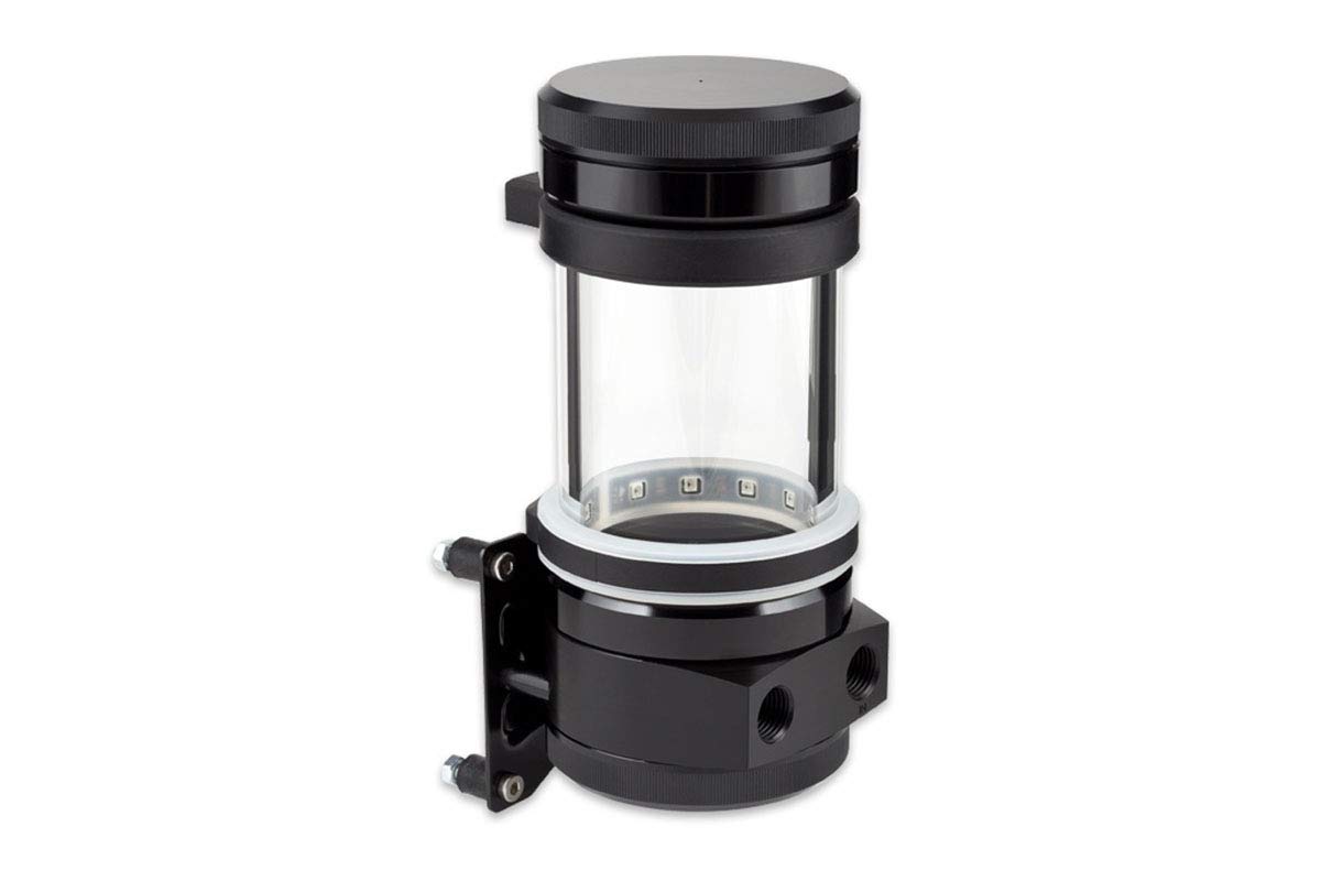 Aqua Computer ULTITUBE D5 100 PRO Ausgleichsbehälter für D5-Pumpen, Schwarz, Glas, Edelstahl, Submersible, Wasserpumpe
