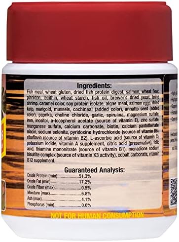 Ocean Nutrition Cichlid Omni Flakes Garlic Fish Food for Carnivore & Omnivore Cichlids 34g