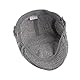 RUICHENG Schirmmütze Herren Sommer Leinen Kappe Flat Cap Schiebermütze (Blau)