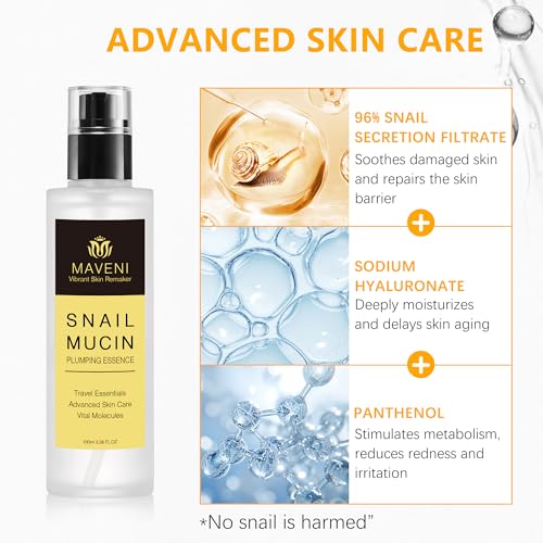 MAVENI High Concentration Snail Mucin Plumping Serum 100ml — view 8