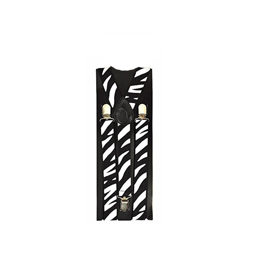 Blue Banana Black Zebra Braces (Black/White)